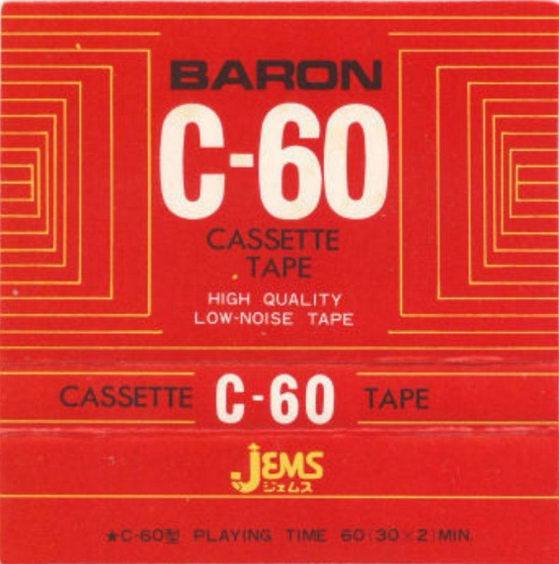 Compact Cassette Baron 60 Type I Normal 1978 Japan