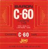 Compact Cassette Baron 60 Type I Normal 1978 Japan