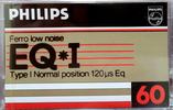 Compact Cassette Philips EQ-I 60 Type I Normal 1984 Europe
