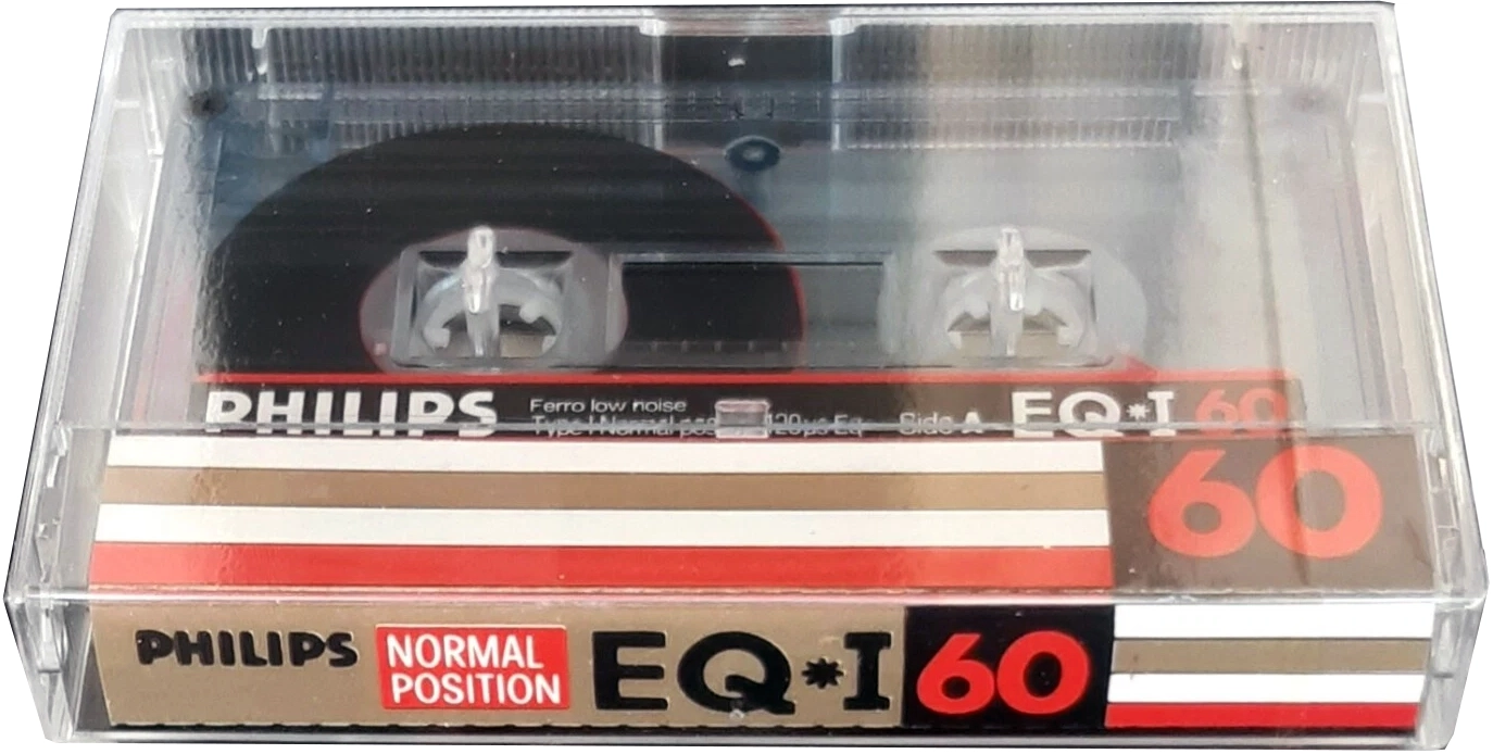 Compact Cassette Philips EQ-I 60 Type I Normal 1984 Europe