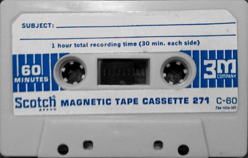Compact Cassette Scotch 271 60 Type I Normal 1968 USA