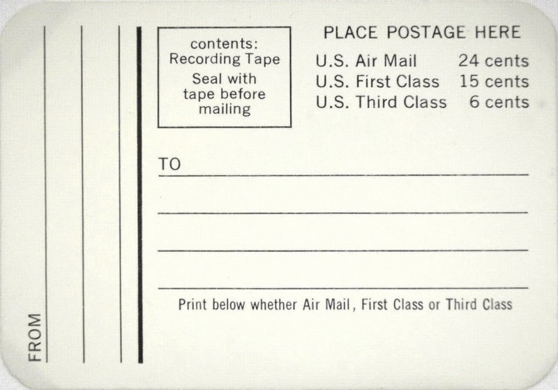 Compact Cassette Scotch 271 60 Type I Normal 1968 USA