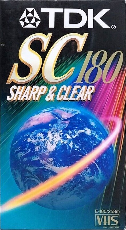 VHS, Video Home System TDK SC 180 Type I Normal Australia