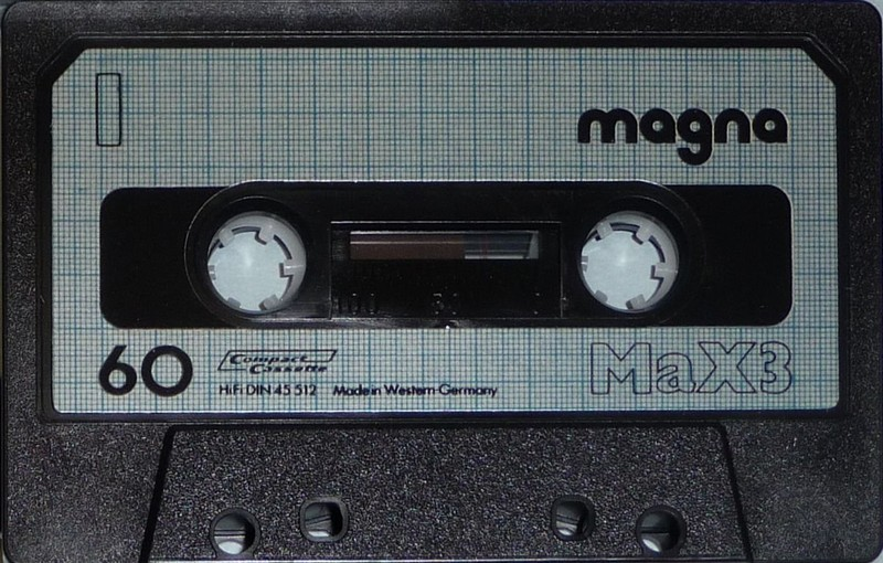 Compact Cassette Magna MaX3 60 Type I Normal 1979 Europe