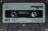 Compact Cassette Magna MaX3 60 Type I Normal 1979 Europe