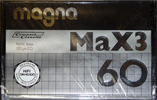 Compact Cassette Magna MaX3 60 Type I Normal 1979 Europe