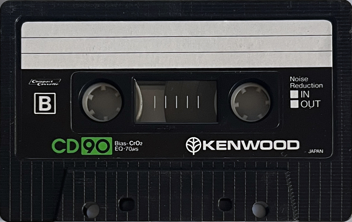 Compact Cassette Kenwood CD 90 Type II Chrome 1982 Worldwide