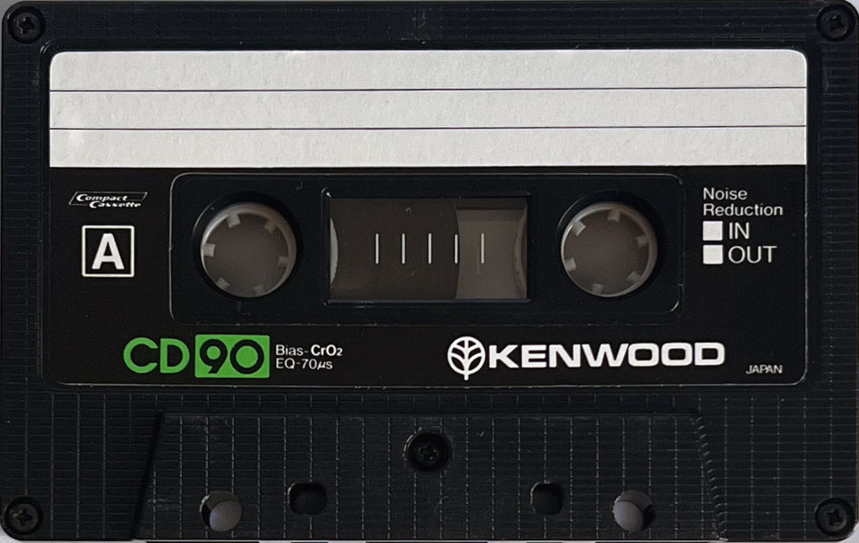 Compact Cassette Kenwood CD 90 Type II Chrome 1982 Worldwide