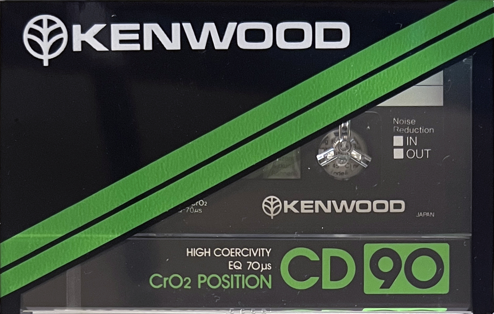 Compact Cassette Kenwood CD 90 Type II Chrome 1982 Worldwide