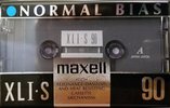 Compact Cassette Maxell XLI-S 90 Type I Normal 1992 Europe