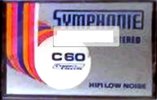 Compact Cassette Symphonie 60 Type I Normal 1978 Unknown Country