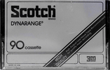Compact Cassette Scotch Dynarange 90 Type I Normal 1980 USA