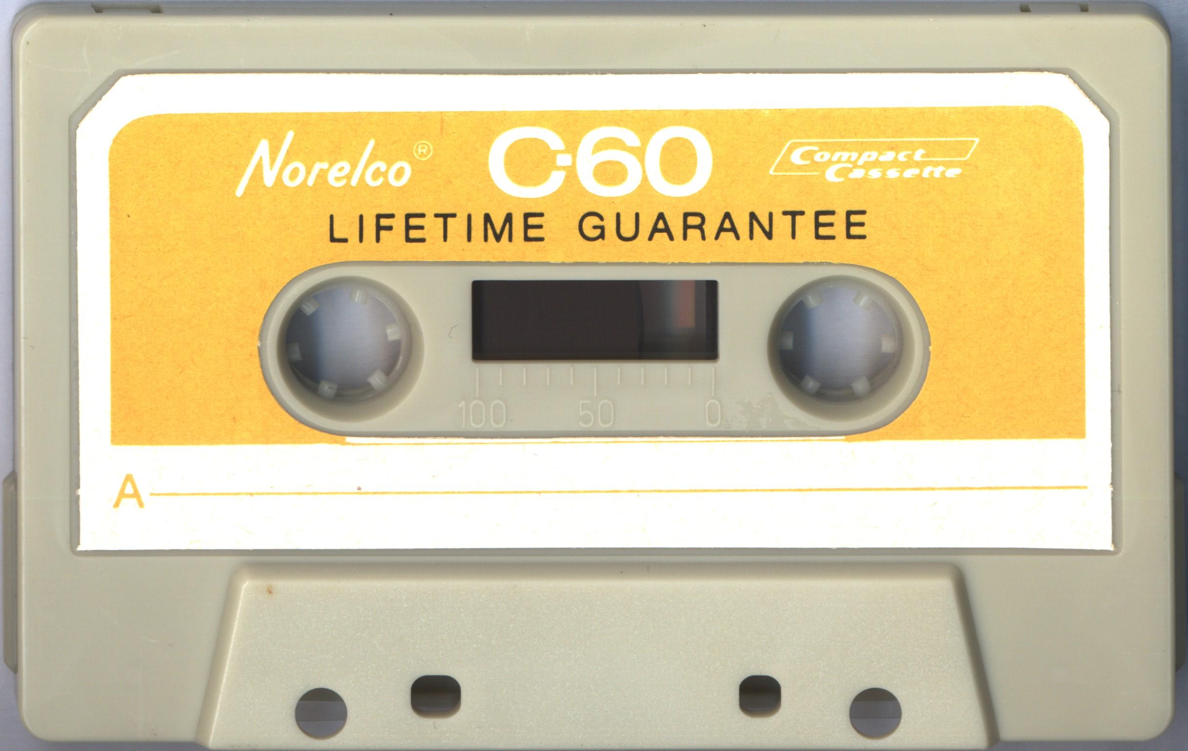 Compact Cassette Norelco 60 Type I Normal 1965 USA