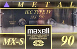 Compact Cassette Maxell MX-S 90 Type IV Metal 1994 Europe