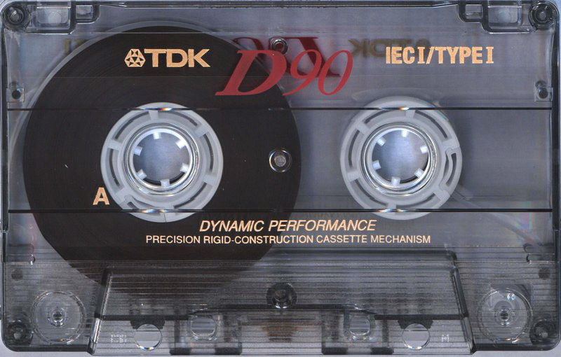 Compact Cassette TDK D 90 Type I Normal 2001 North America