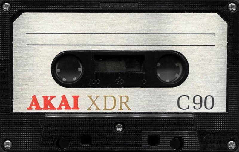 Compact Cassette Akai Canada 90 "XDR" Type I Normal 1979 Canada