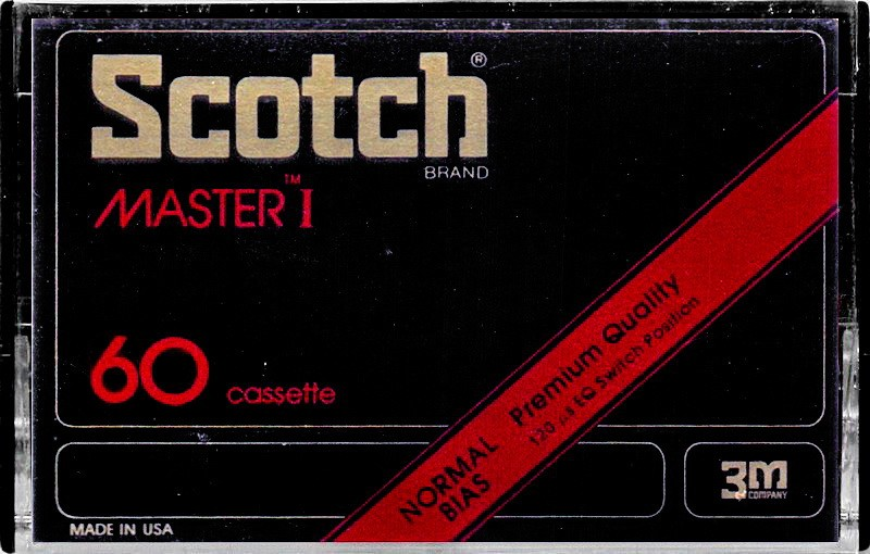 Compact Cassette Scotch Master I 60 Type I Normal 1977 USA