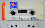 Compact Cassette AGFA 60 Type I Normal 1969 Germany