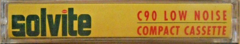 Compact Cassette Solvite 90 Type I Normal Hong Kong