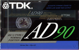 Compact Cassette TDK AD 90 "AD-90ES" Type I Normal 1990 Europe