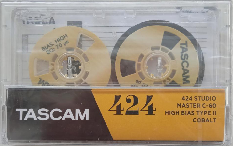Compact Cassette Tascam 424 60 Type II Chrome 2022 Worldwide