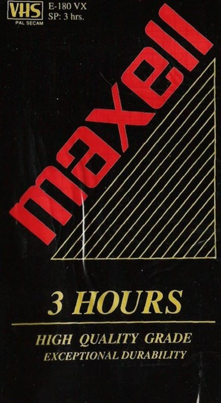 VHS, Video Home System Maxell VX 180 Type II Chrome 1994 Europe