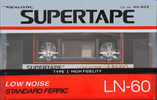 Compact Cassette SUPERTAPE LN 60 "44-602" Type I Normal 1988 USA