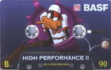 Compact Cassette BASF High Performance II 90 "Looney Tunes" Type II Chrome 1997 Europe