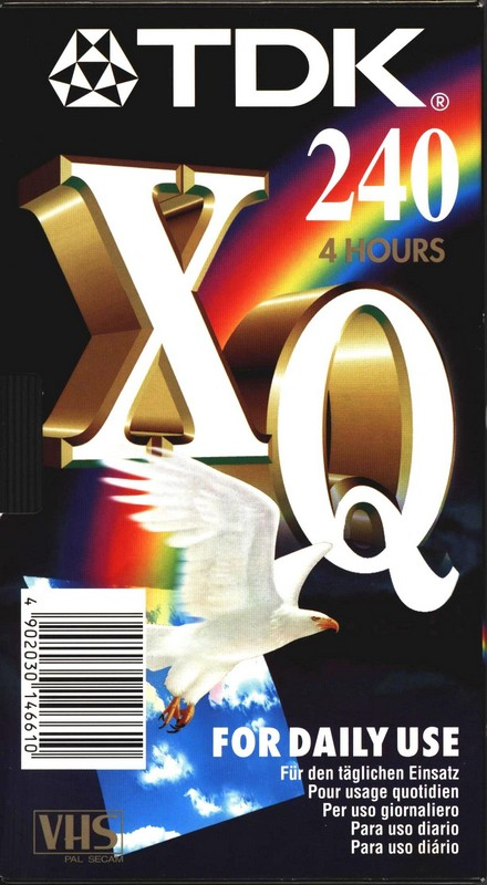 VHS, Video Home System TDK XQ 240 Type I Normal 2002 Europe
