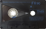 Compact Cassette Thats FX 90 Type I Normal 1985 Europe