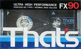 Compact Cassette Thats FX 90 Type I Normal 1985 Europe
