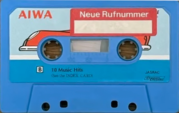 Compact Cassette Aiwa 14 "Random MS Acoustic 3D" Demonstration Tape Japan