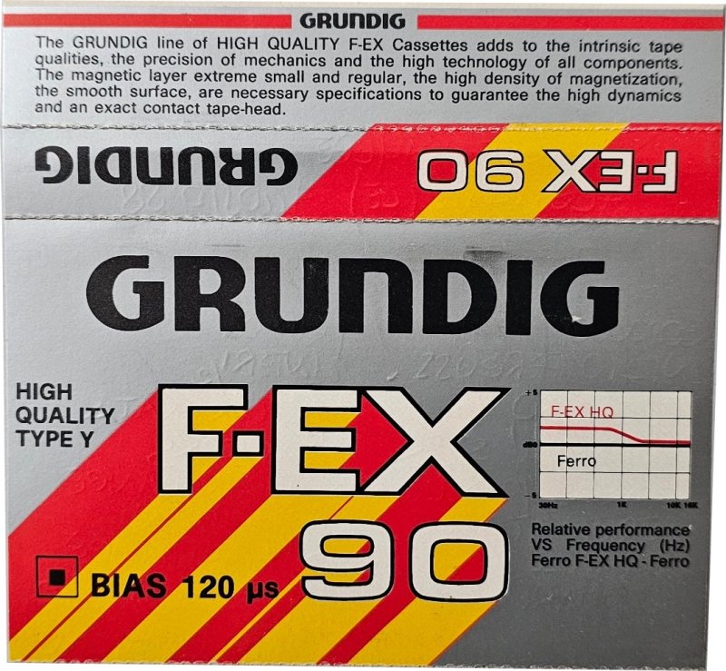 Compact Cassette Grundig F-EX 90 Type I Normal 1980 Unknown Country