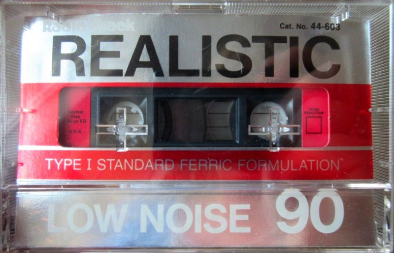 Compact Cassette Realistic 90 Type I Normal 1986 USA