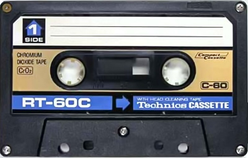 Compact Cassette Technics 60 "RT-60C" Type II Chrome 1974 Japan