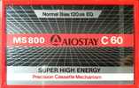 Compact Cassette Aiostay 60 Type I Normal Hong Kong