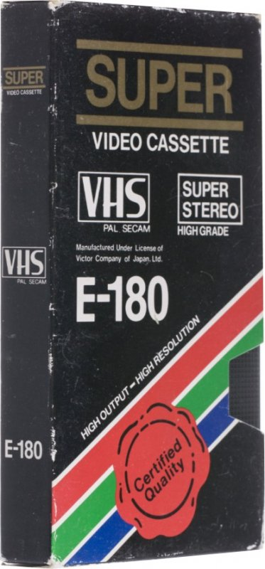 VHS, Video Home System Super 180 Type I Normal Europe