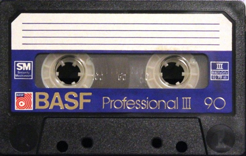 Compact Cassette BASF Professional III 90 Type III Ferro Chrome 1980 USA