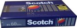 Compact Cassette Scotch BX 60 "34-7016-1840-6" Type I Normal 1988 Worldwide