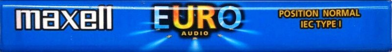 Compact Cassette Maxell UR 60 "EURO Audio" Type I Normal 1996 Europe
