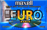 Compact Cassette Maxell UR 60 "EURO Audio" Type I Normal 1996 Europe
