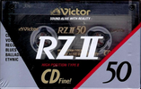 Compact Cassette Victor RZII 50 "RZ2-50N" Type II Chrome 1990 Japan
