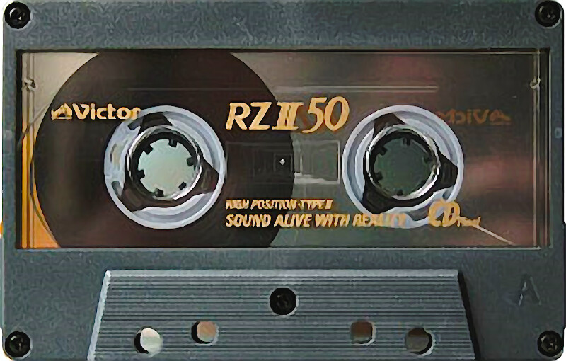 Compact Cassette Victor RZII 50 "RZ2-50N" Type II Chrome 1990 Japan