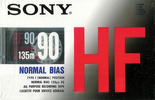 Compact Cassette Sony HF 90 Type I Normal 1990 North America