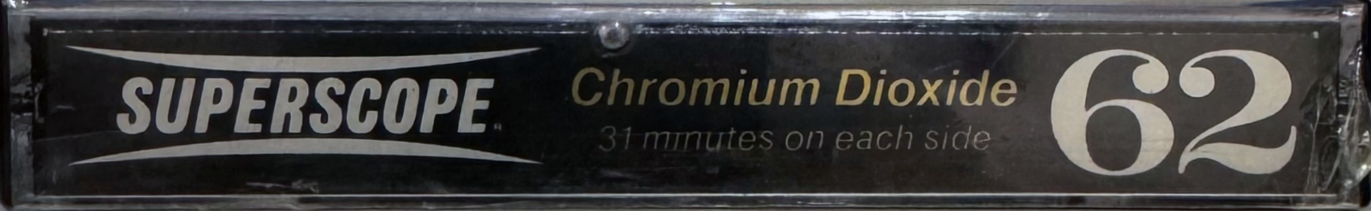 Compact Cassette Superscope CRO2 62 Type II Chrome 1975 USA