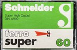 Compact Cassette Schneider 60 Type I Normal 1983 Europe