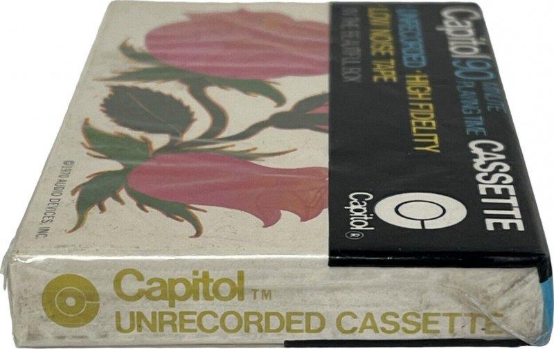 Compact Cassette Capitol Psychedelic Flowers 90 Type I Normal 1970 USA