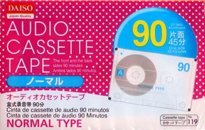 Compact Cassette Daiso 90 "№ 119" Type I Normal South Korea