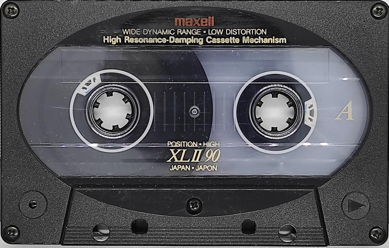 Compact Cassette Maxell XLII 90 Type II Chrome 1990 USA