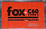 Compact Cassette RTM Recording The Masters FOX 60 Type I Normal 2020 Worldwide